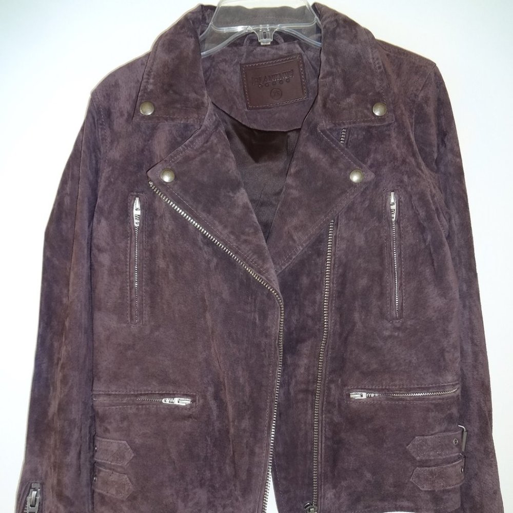 ANTHROPOLOGIE SUEDE MOTO JACKET by BLANK NYC - Picture 2 of 9